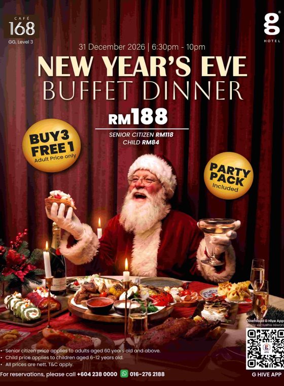 Café 168 - New Year's Eve Buffet Dinner